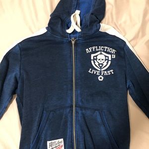 Affliction track jacket